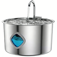 Neues Design Unterstützt OEM Edelstahl Wasserdichter Automatischer Haustier-Wasserspender 3,2L für Katzen und Hunde