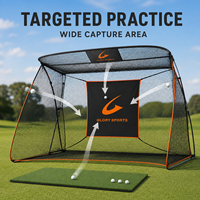 Filet d'entraînement de golf OEM ODM avec logo personnalisé, emballage, couleur et accessoires d'entraînement