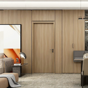 Puerta Interior de madera maciza de alta densidad de estilo moderno, artesanía exquisita, Panel de alta suavidad, uso interior, dormitorio, escuela, resistente al agua - Product Image 5