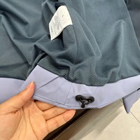 Veste imperméable ajustée avec logo réfléchissant personnalisé, coupe-vent double couche pour homme, veste d'escalade en polyester pour homme