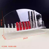 Salon de beauté maquillage acrylique rouge à lèvres organisateur stockage sourcil porte-crayon lèvre organisateur cosmétique stockage présentoir