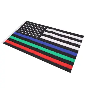 Promotion Direct Print Cloth Fabric Textile Banner Plain Weave Polyester National Flag