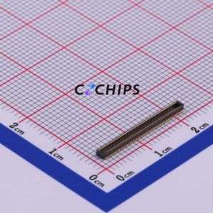 DF40C-100DP-0.4V(51) Board-to-Board & Backplane Connector SMD,P=0.4mm Connector 0.4mm Vertical Mount 2 300mA - Product Image 1