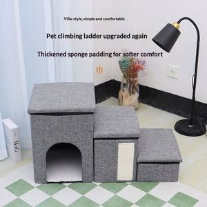 Customized Cloth Type Three-Tier Staircase Storage Ladder Foldable Non-Slip <b>Dog</b> & Cat <b>Sofa</b> <b>Bed</b> - Product Image 2