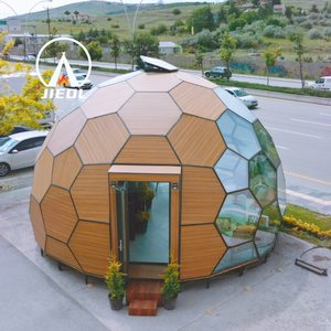 เต็นท์บ้านโดมแก้วรังผึ้งไม้ใหม่7ม. สำหรับตั้งแคมป์โรงแรมหรูเต็นท์สำหรับโรงแรมแกลมปิ้งเต็นท์โรงแรมในสหรัฐอเมริกา - Product Image 2