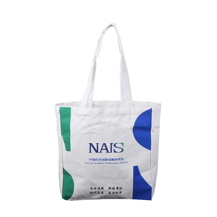 Extra de Grande Taille Coton sac de Transport en Toile Textile Sac Pour Lessive Avec Logo Imprimé Personnalisé