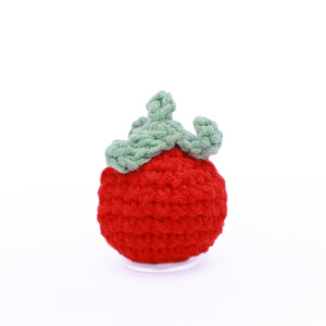 Muñecas de ganchillo terminadas, vegetales tejidos a mano (maíz, berenjena, tomate), adornos de lana tejidos y artículos terminados. - Product Image 3