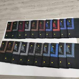 Pashmina de lana de estilo étnico Keffiyeh <span class=keywords><strong>Yeman</strong></span> Arabia Saudita bordado frontera Omani Masar oración cabeza bufanda para hombres - Product Image 3