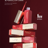 ZRKGEL Ladai Nouvelle Arrivée – Kit de Vernis à Ongles Gel Ankara Rouge 24 Couleurs, Sans HEMA ni TPO, UV LED, Soak Off, Haute Pigmentation