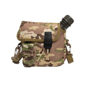 Gourde tactique camouflage grande capacité 1,75 L, portable, pour la randonnée, le camping, l'entraînement, avec <span class=keywords><strong>pochette</strong></span> camouflage - Product Image 2