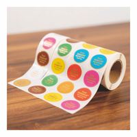 Étiquettes de canette de cou de bière d'expédition thermique directe de fanfold de couleur personnalisée de haute qualité 4X6