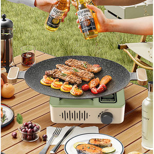 <span class=keywords><strong>Réchaud</strong></span> à <span class=keywords><strong>gaz</strong></span> butane portable 3200W pour <span class=keywords><strong>camping</strong></span> et pique-nique, petit modèle carré à trois brûleurs, épaissi, à flamme puissante, magnétique, pour extérieur - Product Image 5