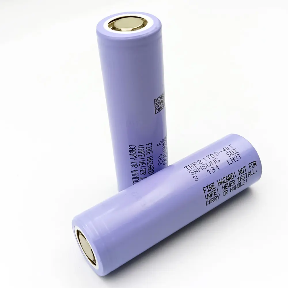100% Genuine Korea Brand 3.6V 4000mAh Inr21700-40T High Discharge Rechargeable Li-ion Battery For 21700 Samsung 40t