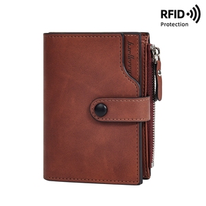 Portafoglio Rfid da <span class=keywords><strong>uomo</strong></span> personalizzabile in pelle <span class=keywords><strong>blu</strong></span> di alta qualità e portacarte personalizzabile in colore marrone sottile e leggero - Product Image 2