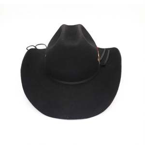 หมวกเฟโดราคุณภาพสูงสำหรับผู้ชาย ประดับริบบิ้นและขนนก สไตล์ลำลองย้อนยุค ทำจากผ้าขนสัตว์ ระบายอากาศได้ดี เหมาะสำหรับทุกฤดูกาล ผู้ใหญ่ สวมใส่กลางแจ้ง สไตล์คาวบอยตะวันตก - Product Image 5