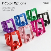 WEST BIKING Porte-sac avant pliable en alliage d'aluminium multicolore, durable, adaptateur d'installation facile pour vélo Brompton Dahon