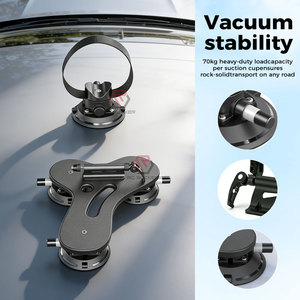 Portabicicletas de ventosa de 6 pulgadas, de metal resistente, para <span class=keywords><strong>techo</strong></span>, instalación rápida sin herramientas, para bicicletas de montaña y carretera - Product Image 1