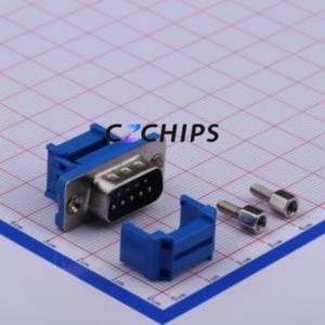 D-DML009PM-L000 D-Sub/VGA Connector Connector ( Connector Type: Standard D-Sub )( Gender: Male )( Total Number of PINs: 9P ) - Product Image 1
