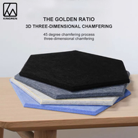 Panneaux acoustiques KINGMAN 100% fibre de polyester haute densité, insonorisants, ignifuges, imperméables pour hôtel, extérieur, appartement