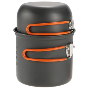 Hotsale 2 PCS Outdoor Camping Pot Wandern Rucksack Picknick Kochen Antihaft Camping Bratpfanne - Product Image 2