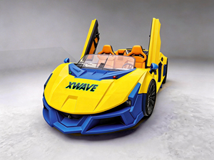 Xwave <span class=keywords><strong>Jet</strong></span> <span class=keywords><strong>Car</strong></span> de Luxe Insubmersible en Fibre de Verre avec Moteur Hors-Bord 4 Temps pour Voitures et Sports Nautiques - Product Image 4