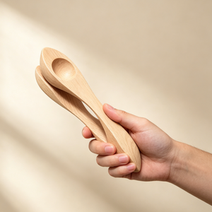 Cucchiaio musicale cucchiaio di legno strumenti a percussione Orff strumenti a percussione <span class=keywords><strong>musica</strong></span> per studenti per bambini - Product Image 2