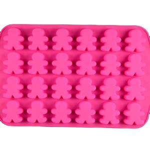 Nouveau moule en silicone 24 cavités pour gâteaux, cupcakes, bonbons, Père Noël et cloches, idéal pour la pâtisserie DIY de Noël 2013 - Product Image 1
