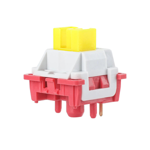 Interrupteur linéaire 5 broches lubrifié en usine LEOBOG Nimbus V3, interrupteur entièrement en POM, compatible avec les touches MX - Product Image 1