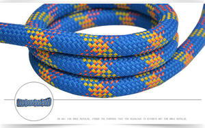 โรงงานผู้ผลิตขายส่ง10มิลลิเมตรปีนเขาเชือกแบบไดนามิก - Product Image 4