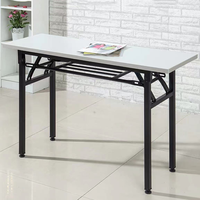 Table pliante moderne et minimaliste, petit bureau d'ordinateur, table de travail moderne, mobilier professionnel pour le bureau à domicile