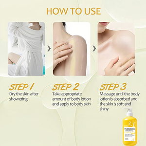 Loción Corporal Blanqueadora con Vitamina C y Cúrcuma, Loción Corporal Suavizante Antiacné e Iluminadora para Mujeres, Loción Corporal con Vitamina C y Retinol - Product Image 6