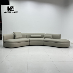Sofá Seccional Modular VL Luxury Cream White Boucle, Sofá en Forma de Nube para Sala de Estar - Product Image 2