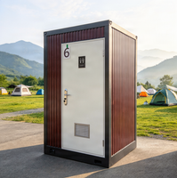 Toilettes mobiles isolées, conteneur WC, toilettes préfabriquées portables, toilettes publiques extérieures mobiles, salle de bain