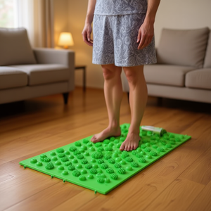 Tapis d'acupression connectable vert 1 pièce - Produit de thérapie par acupuncture HB SPORT - Product Image 2