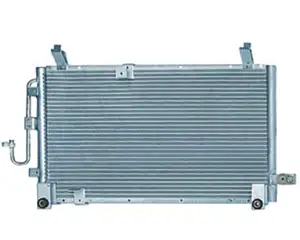 Condensador de refrigeración por aire de CA automático de alta calidad con soporte de ventilador para ISUZU PICKUP 190/8980001080 03-05 OEM