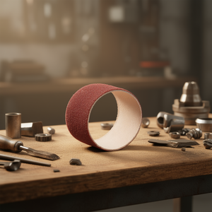 Manga de tela abrasiva de corindón de 30x30 mm, grano 120, para aplicaciones de lijado - Product Image 3