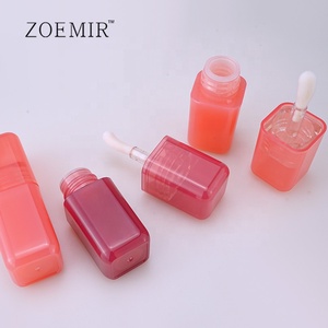 Rossetto di plastica vuoto quadrato senza Lusterless, Logo personalizzabile, contenitore rossetto facile da trasportare - Product Image 1