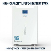 Batterie au lithium haute capacité 51.2V314AH 16KW Lifepo4 pour système solaire hybride 16KWH48V Batterie solaire