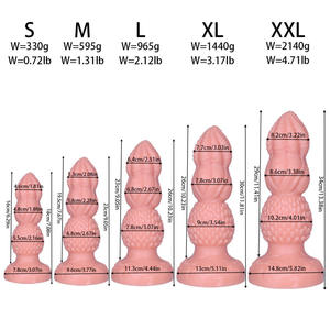 Plug Anale Extra Large a Uovo di Drago Backcourt con Scaglie a Forma di Mostro Novità Giocattolo Sessuale per Uomo e Donna Espansione Anale Morbida per Divertimento - Product Image 6