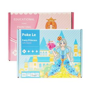 Princess <span class=keywords><strong>Poke</strong></span> DIY Fabric Craft Kit Juguetes de papel educativos Regalo para niños Regalo divertido y creativo para niños - Product Image 1