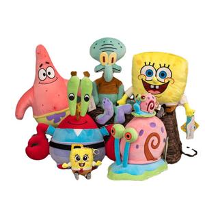 Autentico <span class=keywords><strong>Patrick</strong></span> Star Squidward lumaca ciondolo giocattoli di peluche Super morbido spugna antistress regalo per compleanno confezione in scatola - Product Image 5