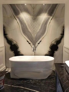 Paneles de Piedra Delgada de Cuarcita Taj Mahal de Primera Calidad, Diseño de Panal, para Decoración de Paredes, Diseño de Interiores, Color Naranja - Product Image 5