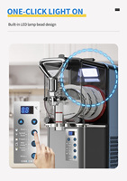 Máquina de Granizados Portátil de Acero Inoxidable Ecológica de 4L y 290W, 5 Programas de Función (Margaritas, Frappés), para Bares, Fiestas, Restaurantes y Hoteles