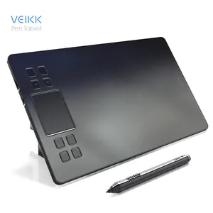 VEIKK A50 مفيد ودعم الروبوت فنان الرسومات الرسم البطارية خالية القلم اللوحي مع مانوفاتور السعر