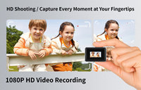 Appareil photo numérique miniature DC23M 2MP 1080P, appareil photo de poche en métal en forme de bouton, vision nocturne, flash LED, MicroSD, USB-C, appareil photo portable