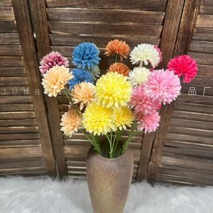 Flor Artificial de Crisantemo Junheyuan, Rama Individual, Decoración para Bodas y Hogar, Arreglo Floral - Product Image 1