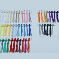Erkoumi – Vente en gros de 54 couleurs de franges en polyester de 10 cm pour rideaux en dentelle, textiles de maison, costumes de danse latine et de scène