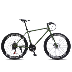 Usine nouveau 700C route gravier <span class=keywords><strong>vélo</strong></span> léger hommes cadre en acier 21 vitesses course alliage de magnésium jante en aluminium fourche frein à disque - Product Image 1