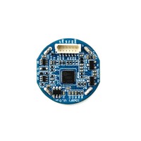 Sensor Sidik Jari Kapasitif All-In-One Berbentuk Bulat (G), Indikator LED Terpasang, Piksel Gambar 192 * 192, Komunikasi UART