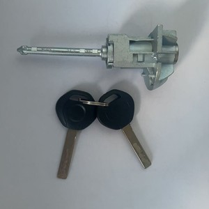 Yunnuo Car Door <b>Lock</b> Cylinder 51217212873 Cylindrical Zinc Plated With 2 <b>Keys</b> For Bmw - Product Image 1